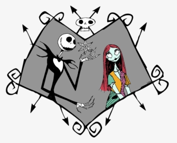Nightmare Before Christmas Jack And Sally, HD Png Download, Free Download