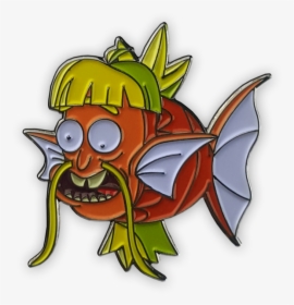 Magikarp/dofus Rick Mashup Pin Badge - Cartoon, HD Png Download, Free Download
