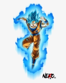Super Saiyan Blue Goku By Nekoar - Dragon Ball Super Goku Super Sayajin Blue, HD Png Download, Free Download