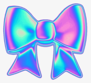 Holographic Bow Cute Fofo Kawaii Tumblr Holográfico - Fofas Imagem Tumblr Png, Transparent Png, Free Download