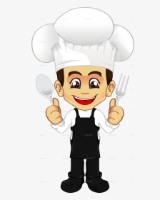 Transparent Chinese Boy Clipart - Cartoon Transparent Chef Png, Png Download, Free Download