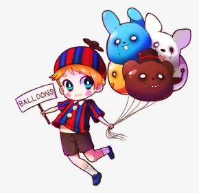 170 Images About The🐻crew🐰of🐤fnaf🐺 On We Heart - Fnaf Balloon Boy Fanart, HD Png Download, Free Download