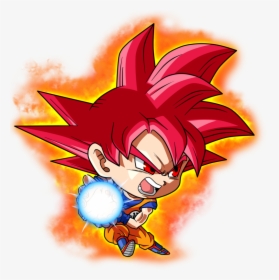 Goku Png Chibi - Goku Ssj Blue Chibi, Transparent Png, Free Download