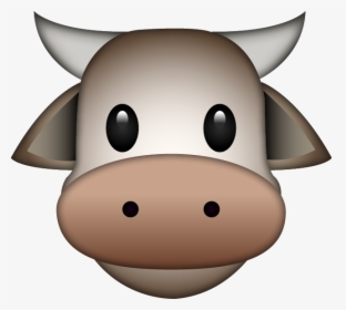 Cow Emoji Transparent, HD Png Download, Free Download