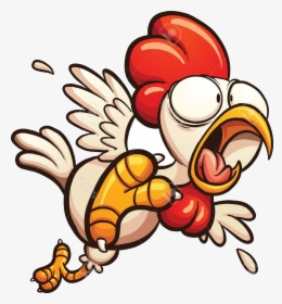Chicken Scared Clipart Transparent Png - Scared Chicken Transparent, Png Download, Free Download