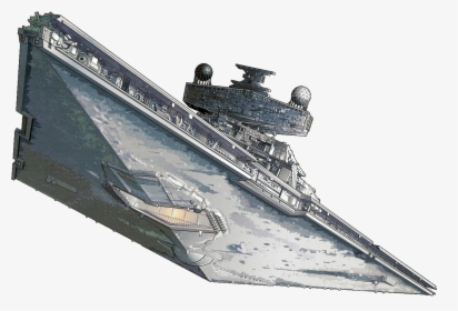 Clip Art Biggest Ship In Star Wars - Imperial Star Destroyer Png, Transparent Png, Free Download