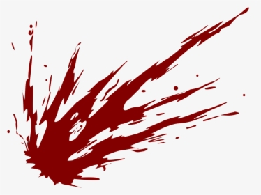 Blood Drawing Clip Art - Blood Splatter Png, Transparent Png, Free Download