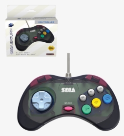 Sega Saturn Cool Pad Model 2 Slate Grey - Retro Bit Saturn Controller, HD Png Download, Free Download