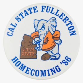 Cal State Fullerton Homecoming 1986 Event Button Museum, HD Png Download, Free Download