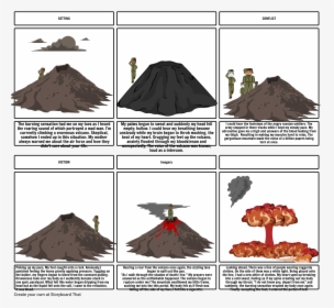 Volcano Storyboard, HD Png Download, Free Download