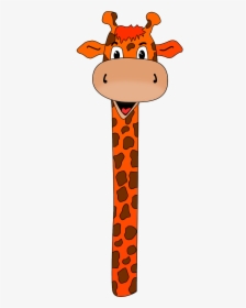 Giraffe Long Neck Clipart, HD Png Download, Free Download