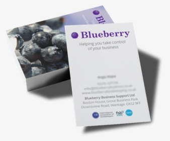 Transparent Business Card Stack Png - Blueberry, Png Download, Free Download