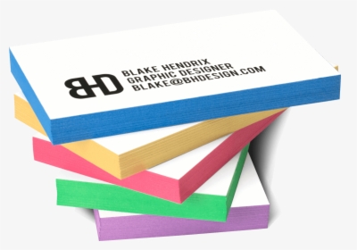 32 Pt Edge Painted Business Cards, HD Png Download, Free Download
