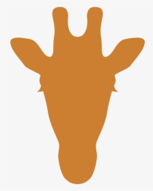 Silhouette Of A Giraffe Head, HD Png Download, Free Download