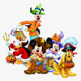 Mickey Mouse And Friends Halloween, HD Png Download, Free Download