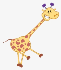 Gigi Giraffe Running - Girafa Da Galinha Pintadinha Em Png, Transparent Png, Free Download
