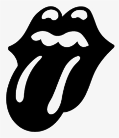 Black Rolling Stones Tongue, HD Png Download, Free Download