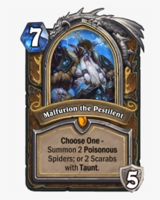 Hearthstone Malfurion The Pestilent, HD Png Download, Free Download