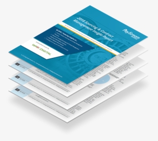 Esourcing And Contract Management Paystream Report - Brochure, HD Png Download, Free Download