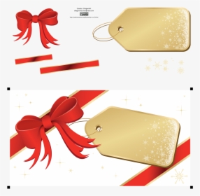 Christmas Ribbon Vector - Ribbon Vector, HD Png Download, Free Download