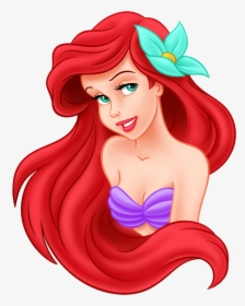Disney Princess Little Mermaid - Ariel Little Mermaid Face, HD Png Download, Free Download