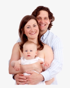 Couple With Baby Png, Transparent Png, Free Download