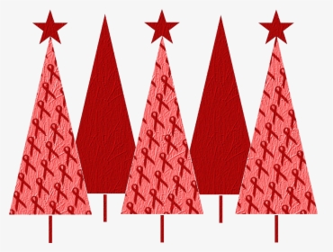 Transparent Aids Ribbon Png - Red Ribbons Aids Christmas, Png Download, Free Download