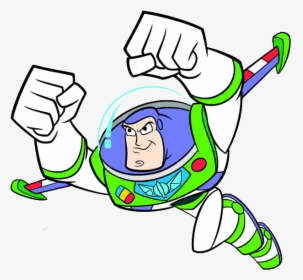Image Flying Png Of - Buzz Lightyear Of Star Command Buzz, Transparent Png, Free Download