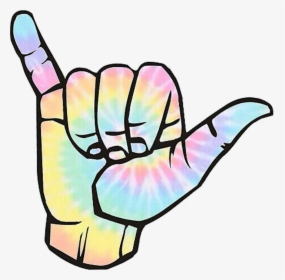 Transparent Punk Clipart - Tie Dye Hang Loose, HD Png Download, Free Download
