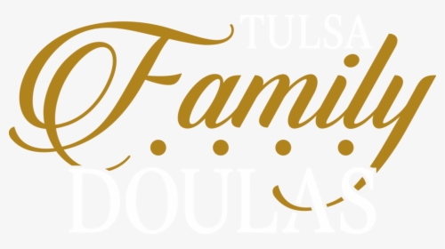 Tulsa Family Doulas White Small Logo - Happy Family Words Png, Transparent Png, Free Download