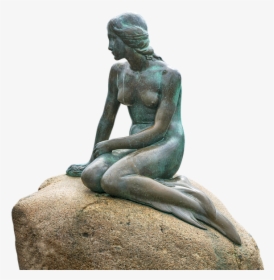 Sirenita, Estatua, Copenhague, Dinamarca - Little Mermaid Statue, HD Png Download, Free Download