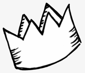 Sticker Png Tumblr White Crown Cute Aesthetic Royalty - Crown Doodle Png, Transparent Png, Free Download