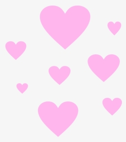 Clip Art Hearts Tumblr Edit Sticker - Heart Overlay Png Heart, Transparent Png, Free Download