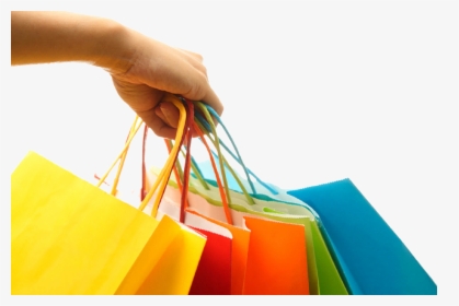 Shopping Png Pic - Shopping Bags With Hand, Transparent Png, Free Download