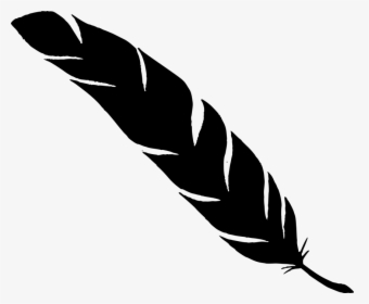 Feathers Clipart Silhouette - Feather Silhouette Png, Transparent Png, Free Download