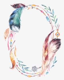 Transparent Tribal Feather Png - Dream Catcher Frame Png, Png Download, Free Download