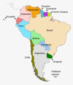South America Countries And Regions, HD Png Download, Free Download