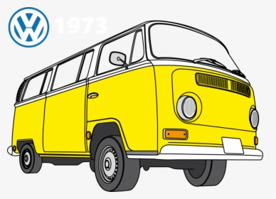 Vans Clipart Kombi - Yellow Vw Bus Png, Transparent Png, Free Download