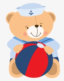 Ursinho Marinheiro Arquivo Png Clipart - Baby Sailor Png, Transparent Png, Free Download