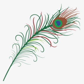 Cute Feather Clipart - Peacock Feather In Png, Transparent Png, Free Download