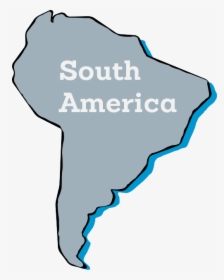 South America Map Signable, HD Png Download, Free Download
