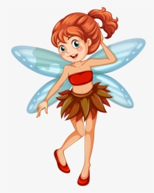 Angle Vector Fairy - Fairy Clipart Border Design, HD Png Download, Free Download