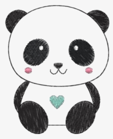 Desenho De Um Panda Fofo, HD Png Download, Free Download