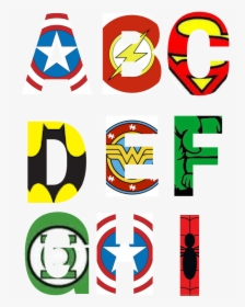 Free Printable Superhero Alphabet Letters Party With - Superhero Alphabet Printables Free, HD Png Download, Free Download