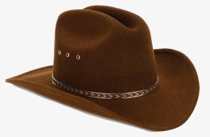 Cowboy Hat Brown Felt - Cowboy Hat Transparent Background, HD Png Download, Free Download