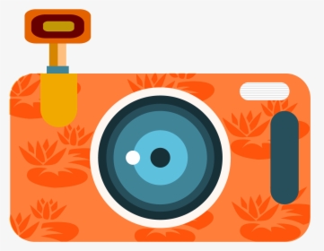 Orange Camera Png, Transparent Png, Free Download