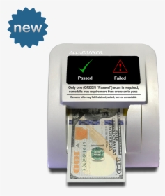 D470 Quadscan 4 Way Counterfeit Detector Front - New 100 Dollar Bill, HD Png Download, Free Download