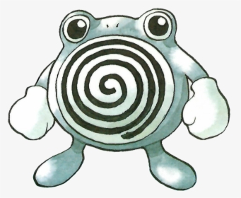 White Blemishes, Almost Like A Traditional Watercolor - Poliwhirl Official Art, HD Png Download, Free Download