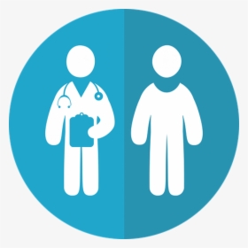 Patient And Doctor Icon, HD Png Download, Free Download