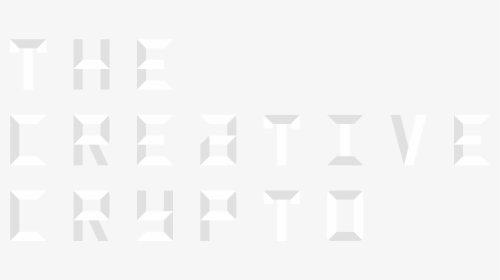 Thecreativecrypto Logo White - Monochrome, HD Png Download, Free Download